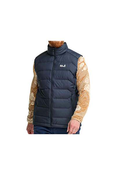 Jack Wolfskin Wild Pass down Vest m Rds Men's Outdoor Vest A66300-C0412 Navy ...