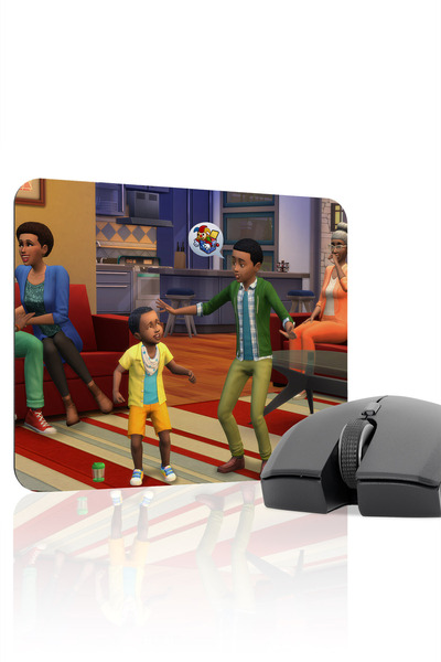 mousepad bastir The Sims 22x18 Gaming Mouse Pad για παίκτες, Αντιολισθητική β...