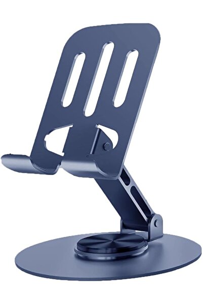 Moment Mobile Phone Tablet Stand for Desk, Aluminum Metal Foldable Desktop Ce...