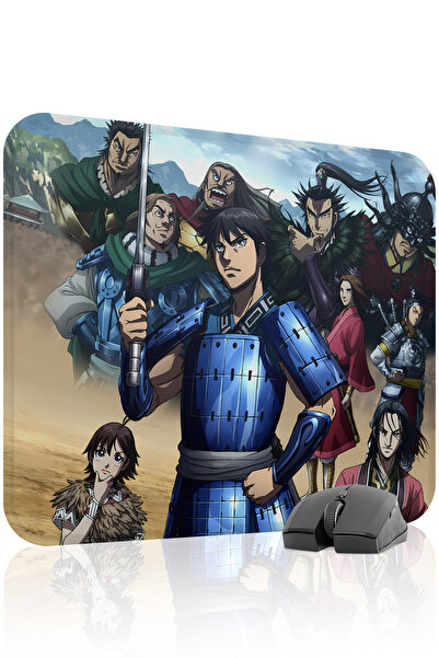 mousepad bastir Kingdom Anime 48x40 Gaming Mouse Pad για παίκτες, Αντιολισθητ...