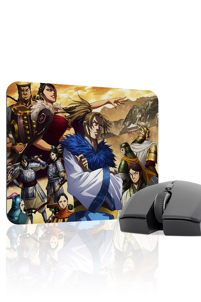 mousepad bastir Kingdom Anime 22x18 Gaming Mouse Pad για παίκτες, Αντιολισθητ...