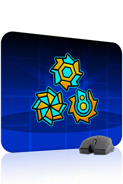 mousepad bastir Geometry Dash 48x40 Gaming Mouse Pad Αντιολισθητική βάση από ...