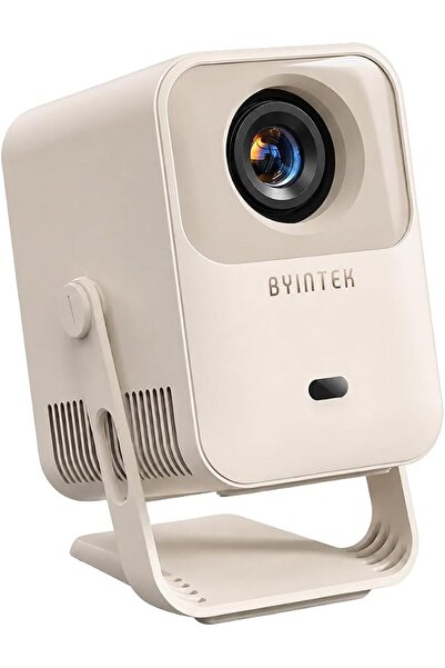 BYINTEK جهاز عرض ميني مانجو 1 مع نظام أندرويد 14، تركيز تلقائي، واي فاي 6 ثنا...