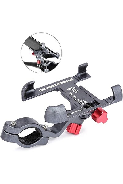 EACAM Adjustable Aluminum Alloy Phone Holder Bike Mount 360° Rotation for Cyc...