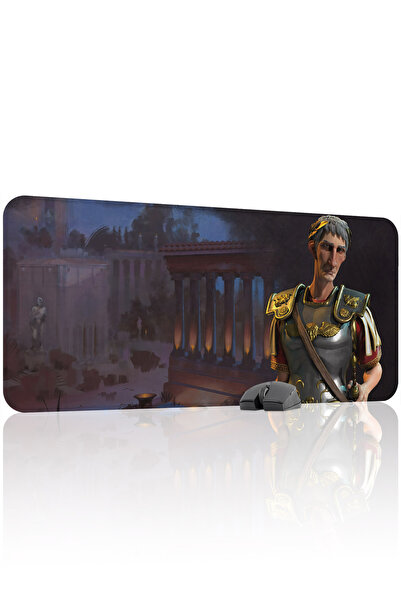 mousepad bastir Civilization 90x40 Gaming Mouse Pad για παίκτες, Αντιολισθητι...
