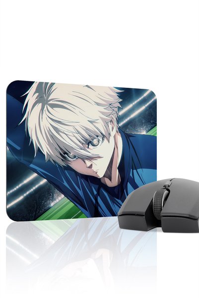 mousepad bastir Blue Lock Anime 22X18 Player Gaming Mouse Pad Non-Slip Rubber...