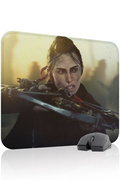 mousepad bastir A Plague Tale Requiem 48X40 Player Gaming Mouse Pad Non-Slip ...