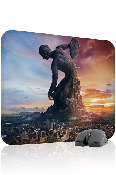 mousepad bastir Civilization 48x40 Gaming Mouse Pad για παίκτες, Αντιολισθητι...