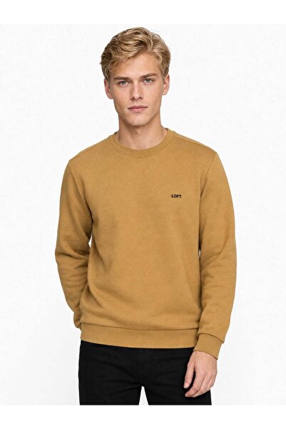 Loft Erkek Kahve1 Lf 2044038 Khakı M Sws Sweatshirt