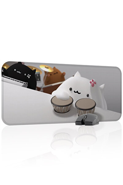 mousepad bastir Bongo Cat 70x30 Gaming Mouse Pad Αντιολισθητική βάση από καου...