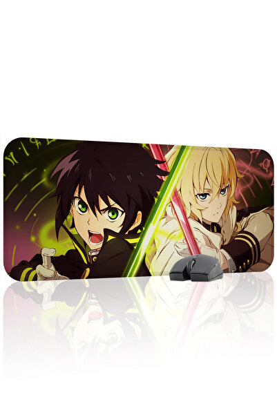 mousepad bastir Owari no Seraph Anime 70x30 Gaming Mouse Pad για παίκτες, Αντ...