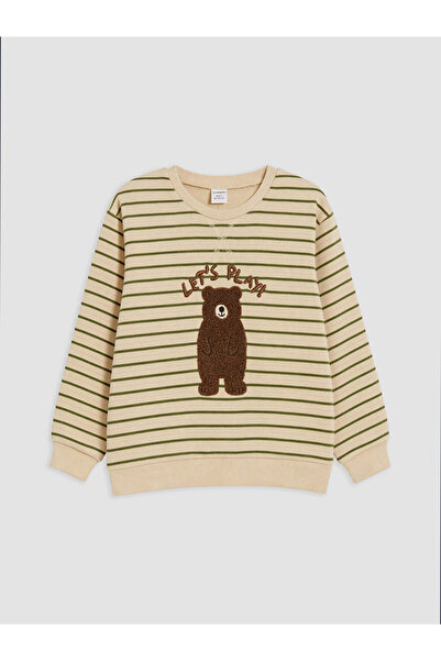 LC Waikiki I Zero Roba Collar Striped Baby Boy Thick Sweatshirt from Freezen ...