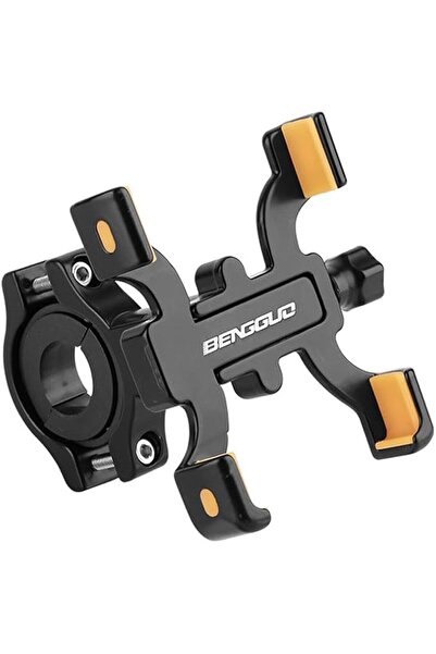 OUNA Cycle Phone Holder Bike Phone Mount Holder Aluminum Alloy 4 Claw (A)