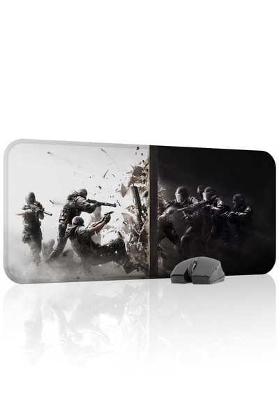 mousepad bastir Rainbow Six Siege 70x30 Gaming Mouse Pad Αντιολισθητική βάση ...