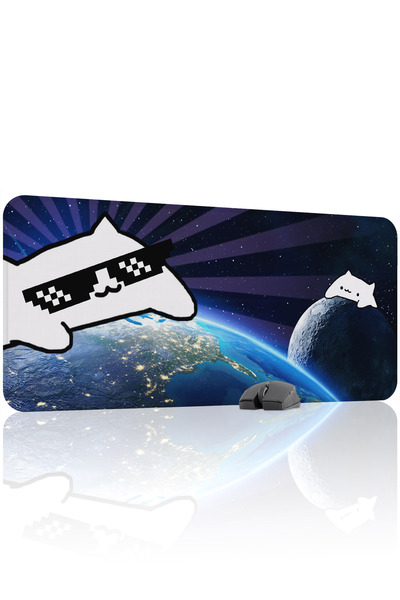 mousepad bastir Bongo Cat 90x40 Gaming Mouse Pad Αντιολισθητική βάση από καου...