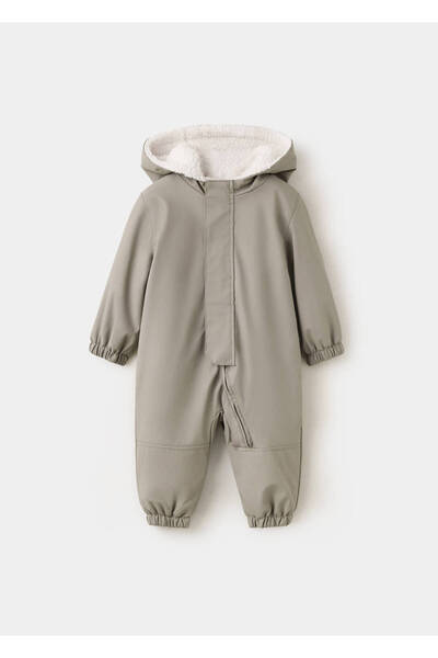 MANGO Baby Water repellent dolgulu ceket