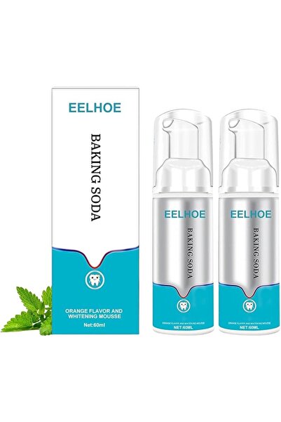 ALMEKAQUZ 2 PCS Blue Foam Toothpaste, Mousse Teeth Whitening Formula, Stain R...