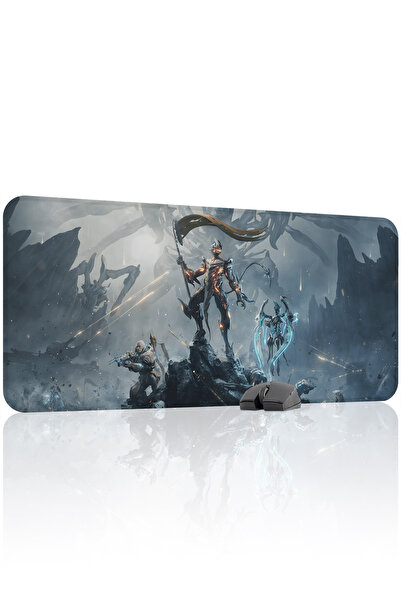 mousepad bastir Warframe 90x40 Gaming Mouse Pad για παίκτες, Αντιολισθητική β...