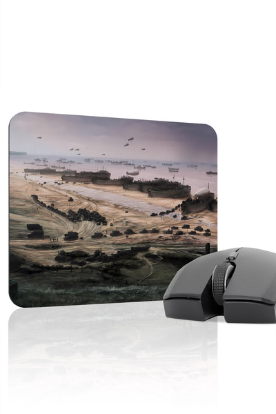 mousepad bastir Hearts of Iron 22x18 Gamer Gaming Mouse Pad Neklizajuća gumen...