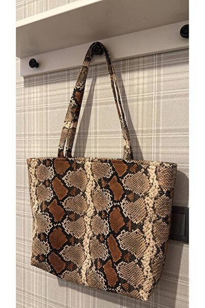 MUTE BAG حقيبة تسوق نسائية - حقيبة كتف من الجلد الصناعي - حقيبة كتف كبيرة للا...