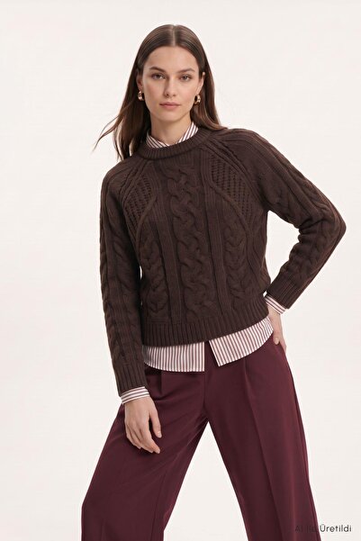 Serenity Hair Knitted Crop Sweater