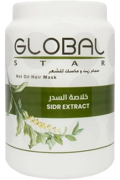 Globalstar قناع وزيت الشعر بالسدر - 1.5 لتر لترطيب وتغذية الشعر
