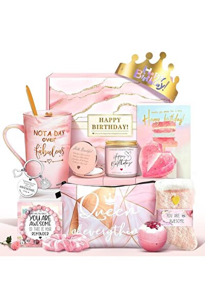 DMG TECH 12 PCS Birthday Gifts for Women – Self-Care & Relaxation Set,Candles...