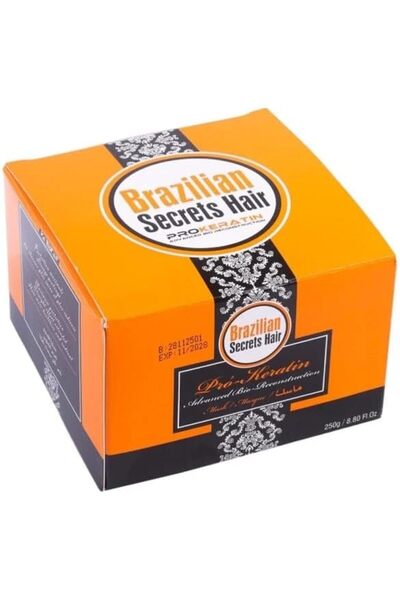 Brazilian Secrets Hair قناع إعادة بناء الكيراتين - 250 جرام