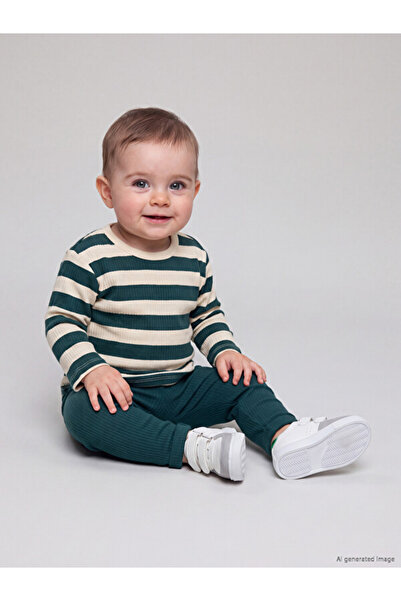 LC Waikiki I Striped Baby Boy Sweatshirt and Leggings from Freezen Store