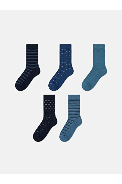 LC Waikiki I Embroidered Men's Socks 5-Piece Pack from Freezen Store