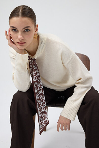 Serenity Scarf Detail Sweater