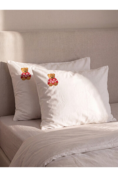 LC Waikiki I Teddy Bear Embroidered Pillowcase 2-Pack 50X70 cm from Freezen S...