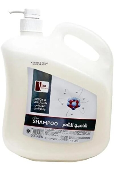 Spa System Collagen Hair Shampoo, 4.2 Liters, Deep Nourishing Formula, For Da...
