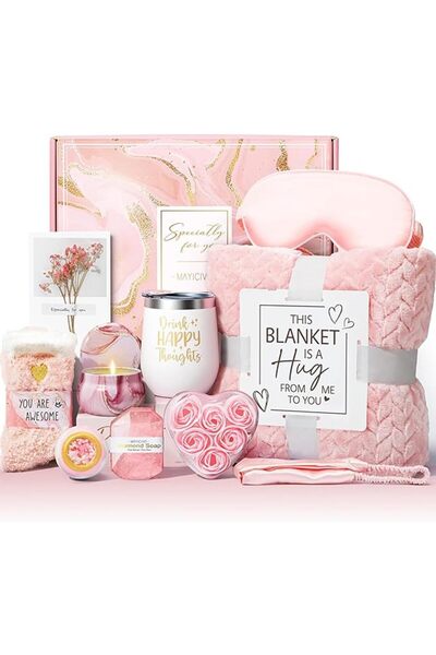 DMG TECH 10Pcs Scented Candles & Bath Bombs Set, Bubble Bath Set Gifts for Wo...
