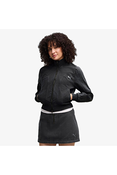 Puma Future Archive Washed Kadın Siyah Ceket