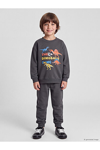 LC Waikiki I Dinosaur Printed Boys' Tracksuit Set from Freezen Store
