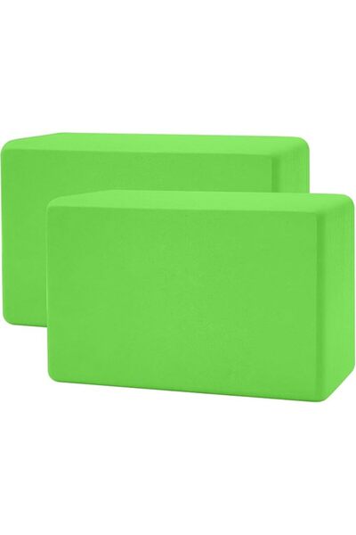 TERRIFI Fruit Green Yoga Block – Supportive, Soft Non Slip Foam Surface, Supp...