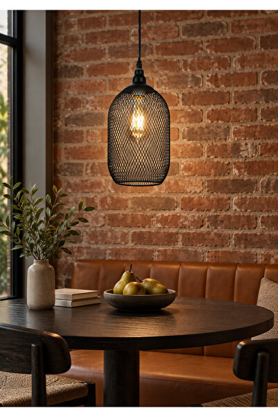 Generic Brand Modern Black Single Pendant Ceiling Light with E27 Base Ha/C548...