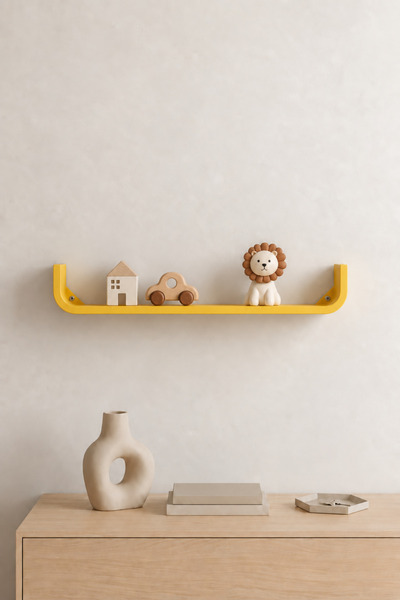 VARNO HOME ÇOCUK Minimalist Renkli Duvar Rafı Dekoratif Çocuk Odası, Salon Raf