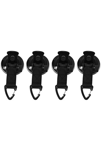 GENERAL Suction Cup Anchor Securing Hooks, 4 Pcs Multifunctional Car Tent Ten...