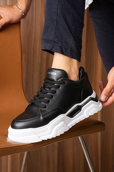 Zerenyus Zrc2615 - Premium Quality Zyrox 5.5 cm Thick Sole Men's Sneakers Bla...