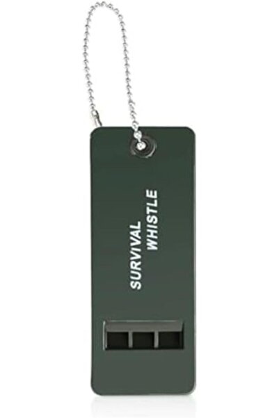 GENERAL BISONBERG 2Pcs Whistle High Sound for Outdoor Survival with Chain, Th...