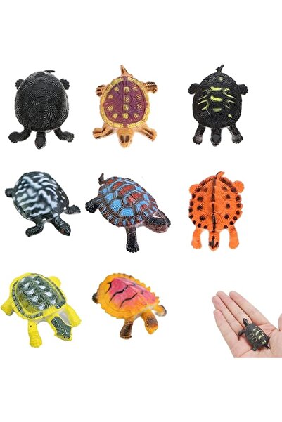 X SPRING Figurines Toys, Miniature Turtle Animal Collection, Small Tortoise T...