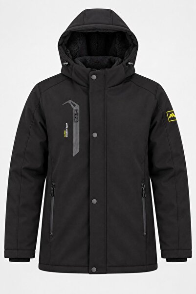 ByTrend Su ve Rüzgar Geçirmez Outdoor Softshell Kışlık Mont PLDP 3014_50510-1