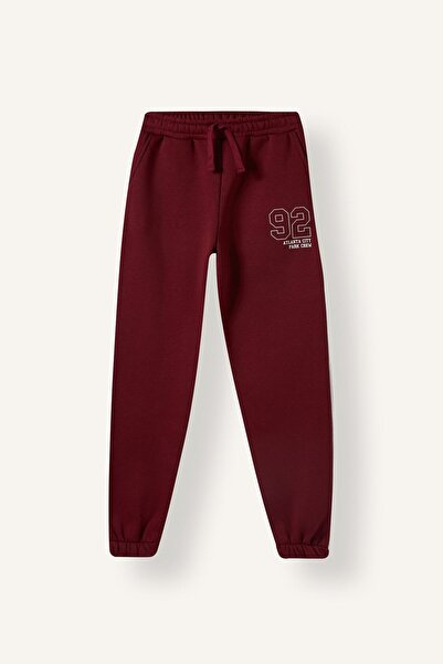 DeFacto Jogger Fit Printed Lace-Up Waist Thick Sweatpants for Boys I6086A826Wn