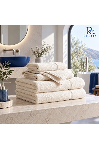 restia Soft Pack - Bedspread + 20 cm Felt Pad + 2 Pillowcases + 2 Towels + Fragrance Diffuser