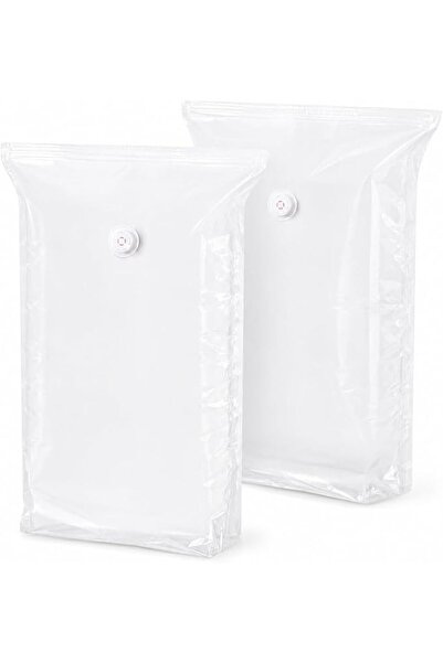 AOMIGE Vacuum Storage Bags 2 Pack, 40x60x20cm No Pump Space Saver Compression...