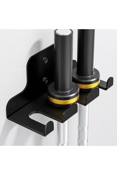GENERAL JNIHEEP Olympic Barbell Hanger,Garage Gym Bar Wall Rack,Vertical Barb...