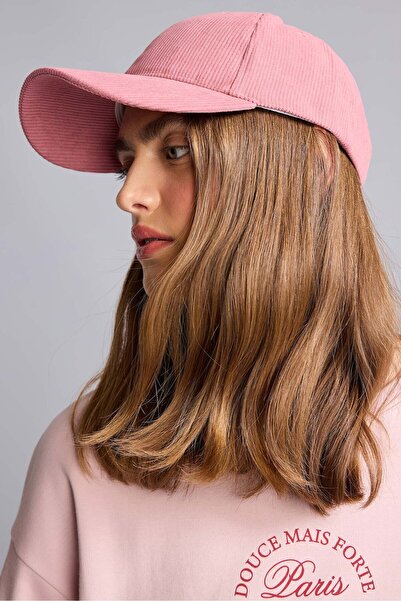 DeFacto Women's Corduroy Cap Hat H6755Ax26Wn