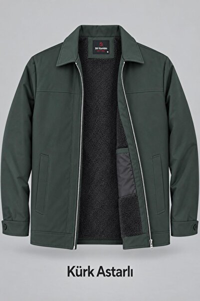 ByTrend İçi Kürklü Yakalı Orta Kışlık Mont PLDP 3033-M_50511-1